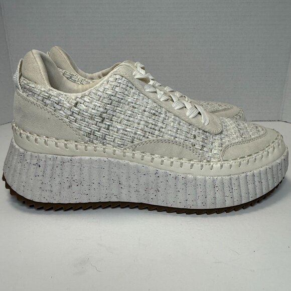 Women's Universal Thread Low Top Woven Platform Lace Up Sneakers 8.5 - Picture 1 of 8